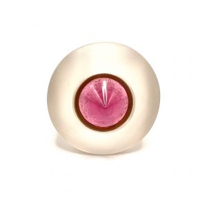 Anillo STOFFEL en Oro Amarillo, Turmalina y Cuarzo