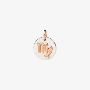 Colgante Charm DODO VIRGO Oro Rosa 9K y Plata