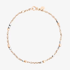 Pulsera DODO Mini Granelli en Oro Amarillo y Plata