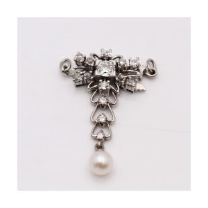 Colgante Belle Epoque en Oro y Diamantes