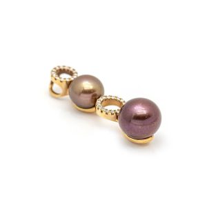 Colgante ORÊ con Diamantes y Perlas
