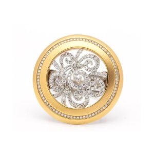 Anillo AVENNE Oro Bicolor y Diamantes