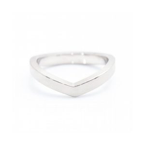 Anillo NIESSING PIK en Oro Blanco matizado