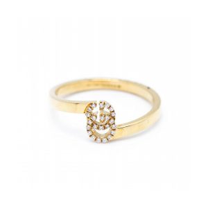 Anillo GUCCI Oro Amarillo con Diamantes