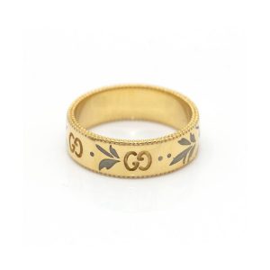 Anillo GUCCI BLOSSOM en Oro Amarillo y Esmalte