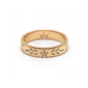 Anillo GUCCI Blossom en Oro Rosa y Esmalte