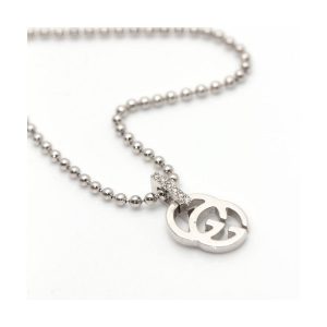 Collar GUCCI de Oro Blanco y Diamantes
