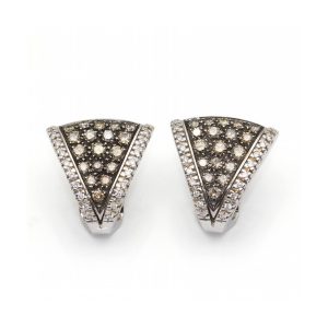 Pendientes CENTOVENTUNO de Oro Blanco