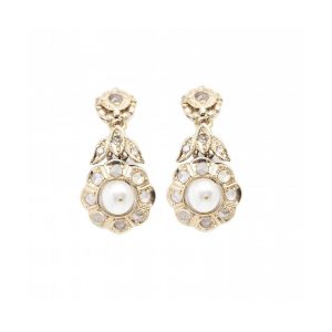 Pendientes FLEUR originales 1810 con Diamantes