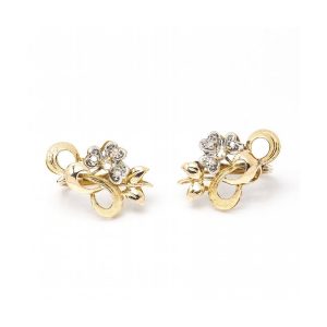 Pendientes FLEUR NOUVEAU en Oro y Platino