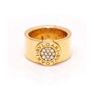 Anillo BVLGARI BVLG en Oro Rosa y Diamantes