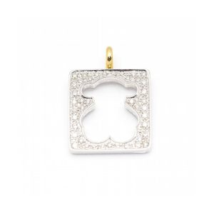 Colgante TOUS Bicolor con Diamantes