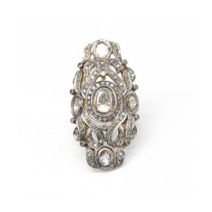 Anillo ISABELINO Oro Bicolor y Diamantes