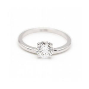 Anillo MUM de Oro Blanco y Diamantes Lab. 1,00ct