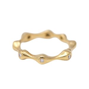 Anillo SLIM en Oro y Diamantes