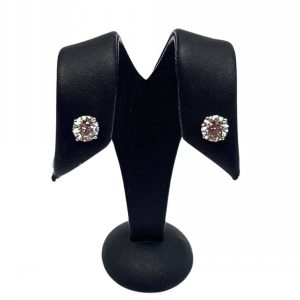 Pendientes NIMUS en Oro Blanco con 1,50CT Diamantes Lab