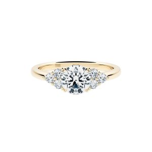 Anillo RINIA de Oro Amarillo y Diamantes