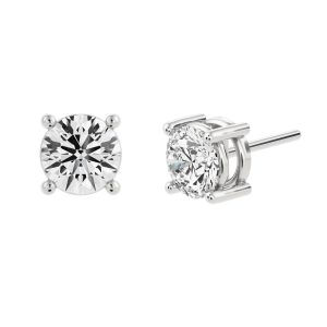 Pendientes NIM en Oro Blanco y Diamante 0,75ct
