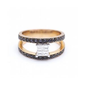 Anillo NUIT en Oro y Diamantes