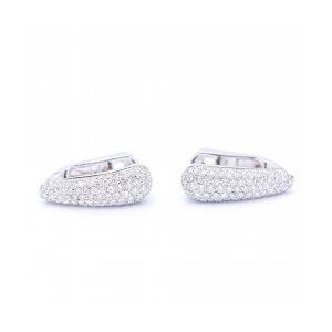 Pendientes en Oro con pavé Diamantes