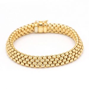 Pulsera de diseño FOPE en  Oro Rosa 18K