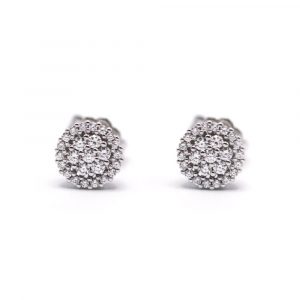 Pendientes dormilonas de Diamantes