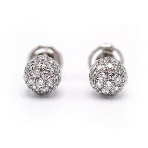 Pendientes BOLA de Diamantes 2.00ct